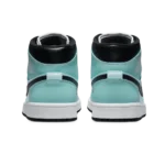 ⁦Air Jordan 1 Mid Aqua Black⁩ – תמונה ⁦3⁩