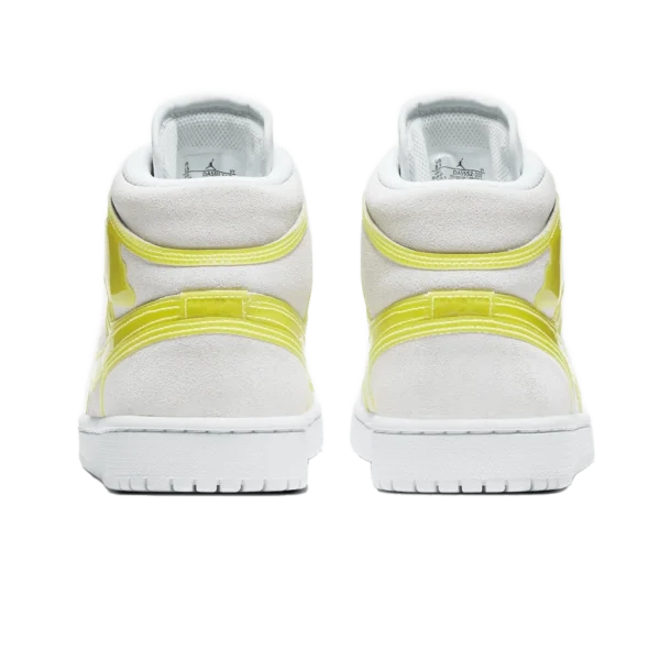 ⁦Air Jordan 1 Mid LX Off White Opti Yellow⁩ – תמונה ⁦3⁩