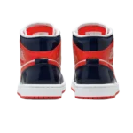 ⁦Air Jordan 1 Mid "Champ Colors" Midnight Navy University Red⁩ – תמונה ⁦3⁩