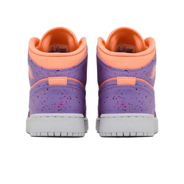 ⁦Air Jordan 1 Mid SE Orange Pulse Atomic Violet⁩ – תמונה ⁦3⁩