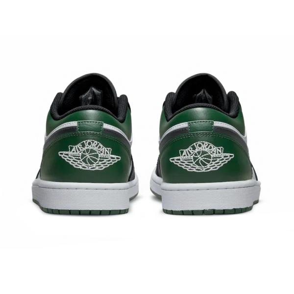 ⁦Air Jordan 1 Low "Green Toe" Noble Green Pollen White Black⁩ – תמונה ⁦3⁩