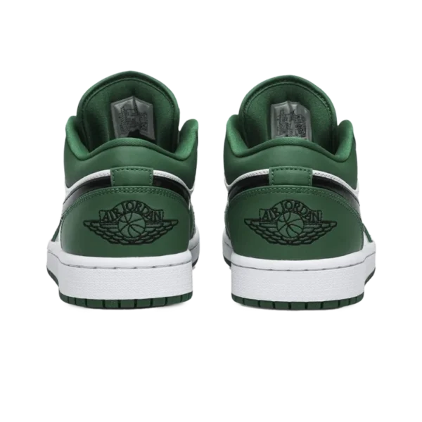 ⁦Air Jordan 1 Low Pine Green Black White⁩ – תמונה ⁦3⁩