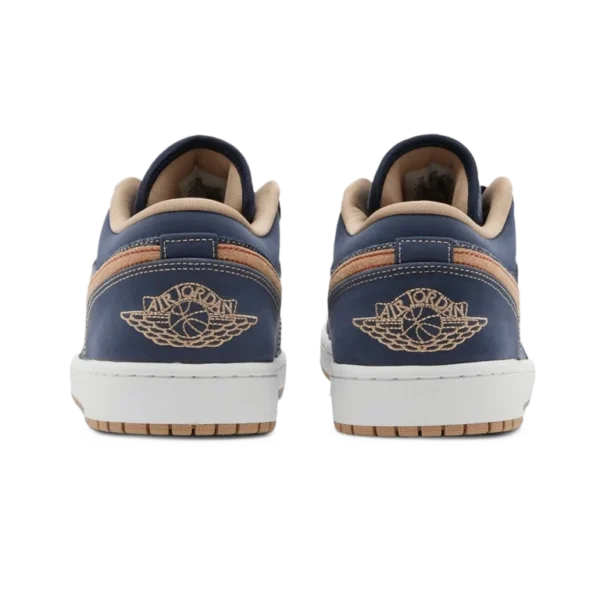 ⁦Air Jordan 1 Low SE "Denim" Midnight Navy Muslin⁩ – תמונה ⁦3⁩
