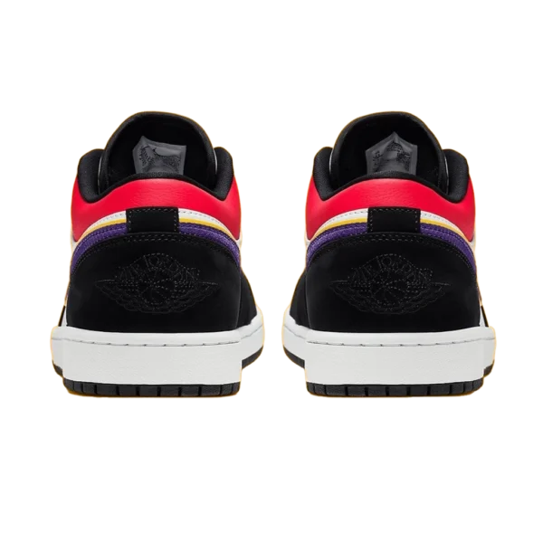 ⁦Air Jordan 1 Low "Rivals" Royal Crimson Gold Purple Black⁩ – תמונה ⁦3⁩
