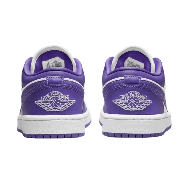 ⁦Air Jordan 1 Low Psychic Purple White⁩ – תמונה ⁦3⁩