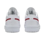 ⁦Air Jordan 1 Low White University Red⁩ – תמונה ⁦3⁩
