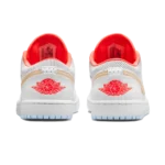 ⁦Air Jordan 1 Low White Flash Crimson Psychic Blue Sesame⁩ – תמונה ⁦3⁩