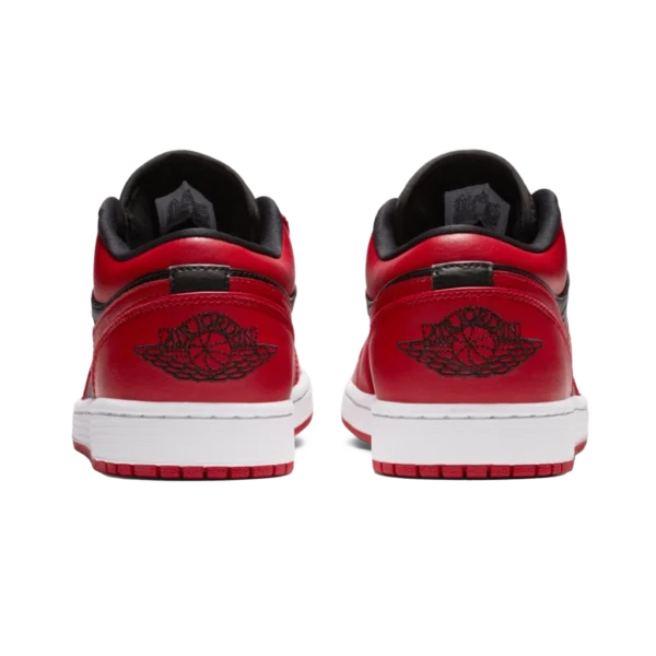 ⁦Air Jordan 1 Low "Reverse Bred" Black Gym Red⁩ – תמונה ⁦3⁩