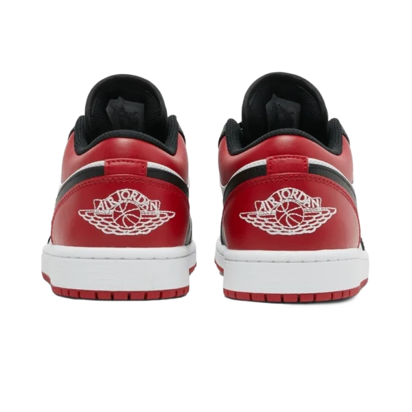 ⁦Air Jordan 1 Low "Bred Toe" Gym Red Black White⁩ – תמונה ⁦3⁩