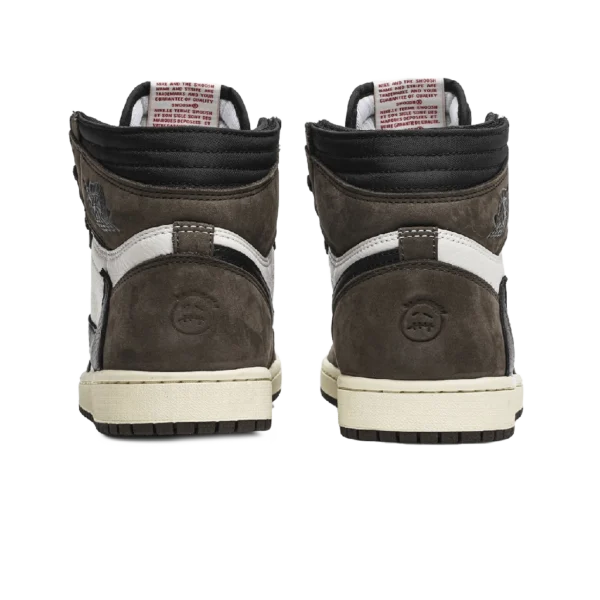 ⁦Air Jordan 1 High TS x Travis Scott Olive Green Dark Mocha⁩ – תמונה ⁦3⁩