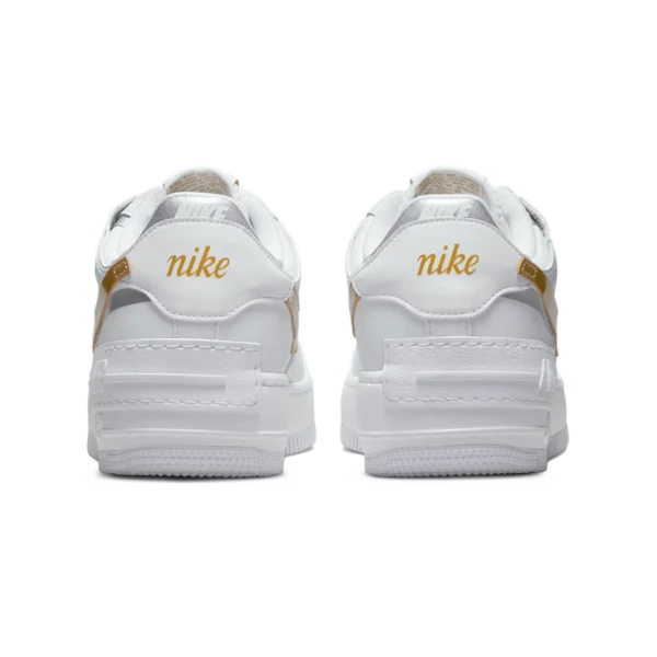 ⁦Nike Air Force 1 Shadow White Metallic Gold⁩ – תמונה ⁦3⁩