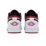 ⁦Air Jordan 1 Low White University Red Black⁩ – תמונה ⁦3⁩