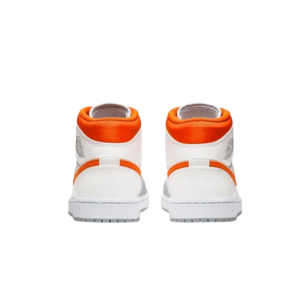 ⁦Air Jordan 1 Mid Starfish White Pure Platinum Sail⁩ – תמונה ⁦3⁩
