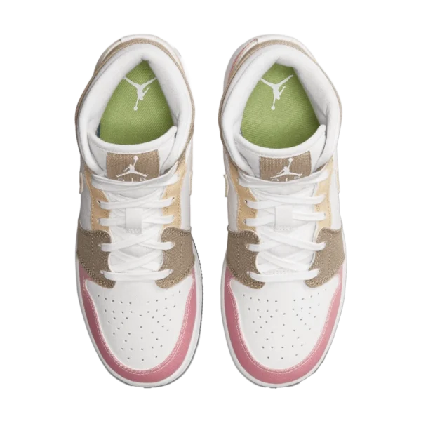⁦Air Jordan 1 Mid SE Pastel Grind⁩ – תמונה ⁦4⁩