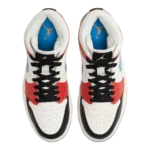 ⁦Air Jordan 1 Mid SE Sail Red Blue White⁩ – תמונה ⁦4⁩