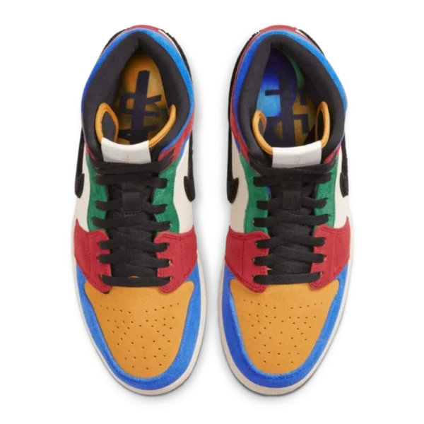 ⁦Air Jordan 1 Mid Fearless “Blue the Great”⁩ – תמונה ⁦4⁩