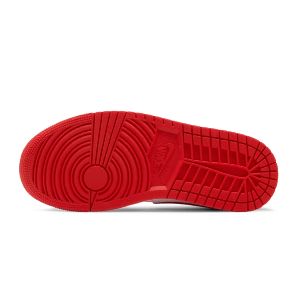⁦Air Jordan 1 Mid Habanero Red White⁩ – תמונה ⁦4⁩