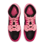 ⁦Air Jordan 1 Mid Coral Chalk Pink⁩ – תמונה ⁦4⁩