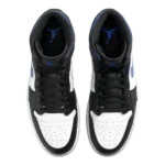 ⁦Air Jordan 1 Mid Racer Blue White Black⁩ – תמונה ⁦4⁩