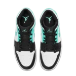 ⁦Air Jordan 1 Mid Island Green⁩ – תמונה ⁦4⁩