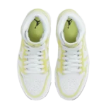 ⁦Air Jordan 1 Mid LX Off White Opti Yellow⁩ – תמונה ⁦4⁩
