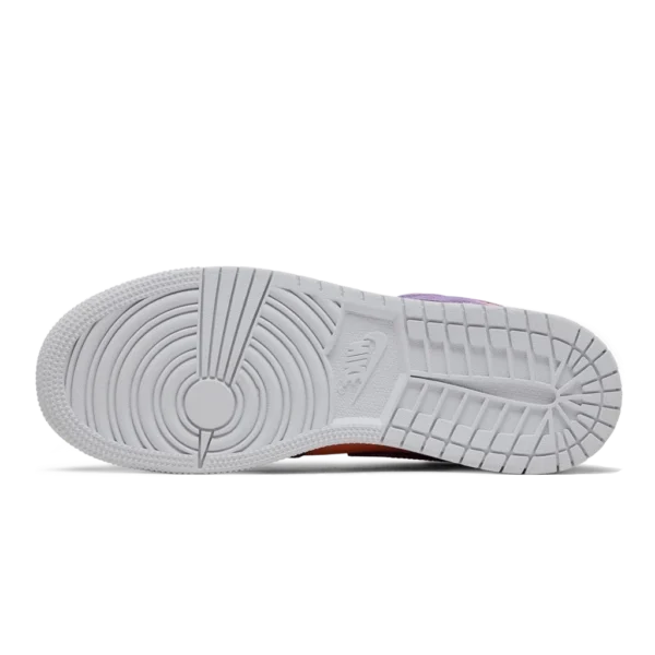 ⁦Air Jordan 1 Mid SE Orange Pulse Atomic Violet⁩ – תמונה ⁦4⁩