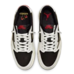 ⁦Air Jordan 1 Low x Travis Scott Medium Olive⁩ – תמונה ⁦4⁩