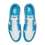 ⁦Air Jordan 1 Low SB x Eric Koston Dark Powder Blue White⁩ – תמונה ⁦4⁩