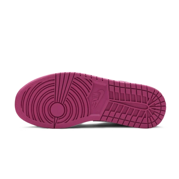 ⁦Air Jordan 1 Low Black Active Fuchsia⁩ – תמונה ⁦4⁩