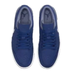 ⁦Air Jordan 1 Low Deep Royal Blue White⁩ – תמונה ⁦4⁩