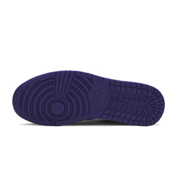 ⁦Air Jordan 1 Low Court Purple Black White⁩ – תמונה ⁦4⁩