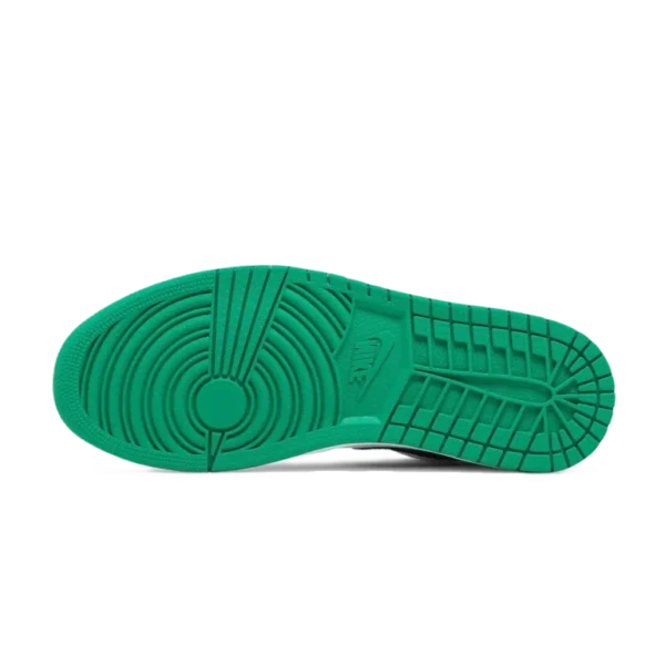 ⁦Air Jordan 1 Low White Lucky Green Black⁩ – תמונה ⁦4⁩