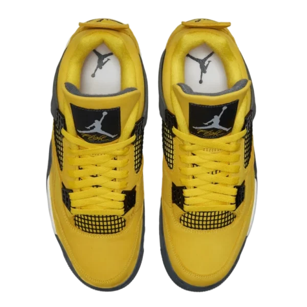 ⁦Air Jordan 4 Retro Tour Yellow "Lightning"⁩ – תמונה ⁦4⁩