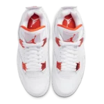 ⁦Air Jordan 4 Retro Metallic Orange⁩ – תמונה ⁦4⁩
