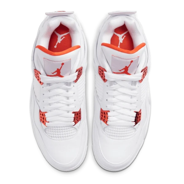 ⁦Air Jordan 4 Retro Metallic Orange⁩ – תמונה ⁦4⁩