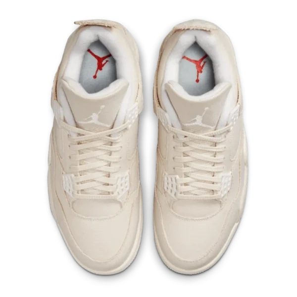 ⁦Air Jordan 4 Sail Canvas⁩ – תמונה ⁦4⁩