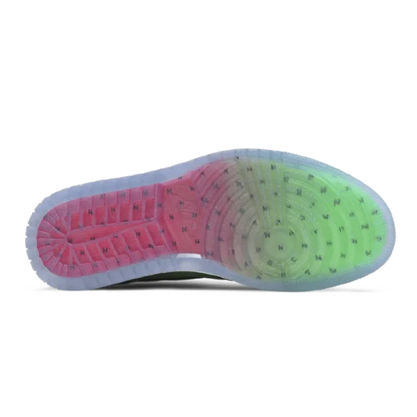 ⁦Air Jordan 1 High Zoom Zen Green⁩ – תמונה ⁦4⁩