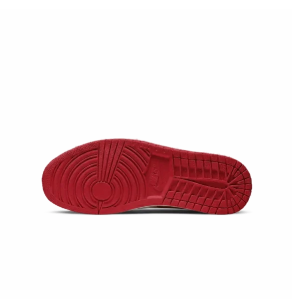 ⁦Air Jordan 1 Low White University Red Black⁩ – תמונה ⁦4⁩