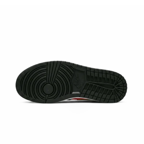 ⁦Air Jordan 1 Retro Mid Volt Hot Punch Black⁩ – תמונה ⁦4⁩