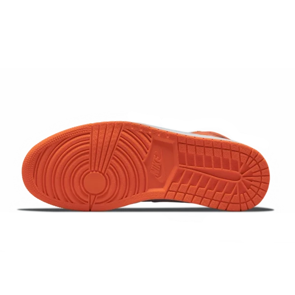 ⁦Air Jordan 1 Mid SE Electro Orange Black White⁩ – תמונה ⁦5⁩