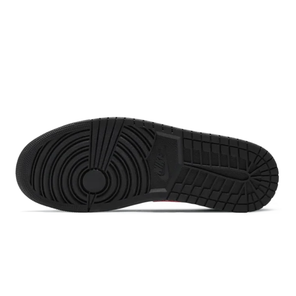 ⁦Air Jordan 1 Mid "Pink Shadow" Black Hot Punch White⁩ – תמונה ⁦5⁩