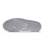 ⁦Air Jordan 1 Mid White Khaki Blue Void⁩ – תמונה ⁦5⁩