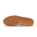 ⁦Air Jordan 1 Low White Hemp Gum Yellow⁩ – תמונה ⁦5⁩