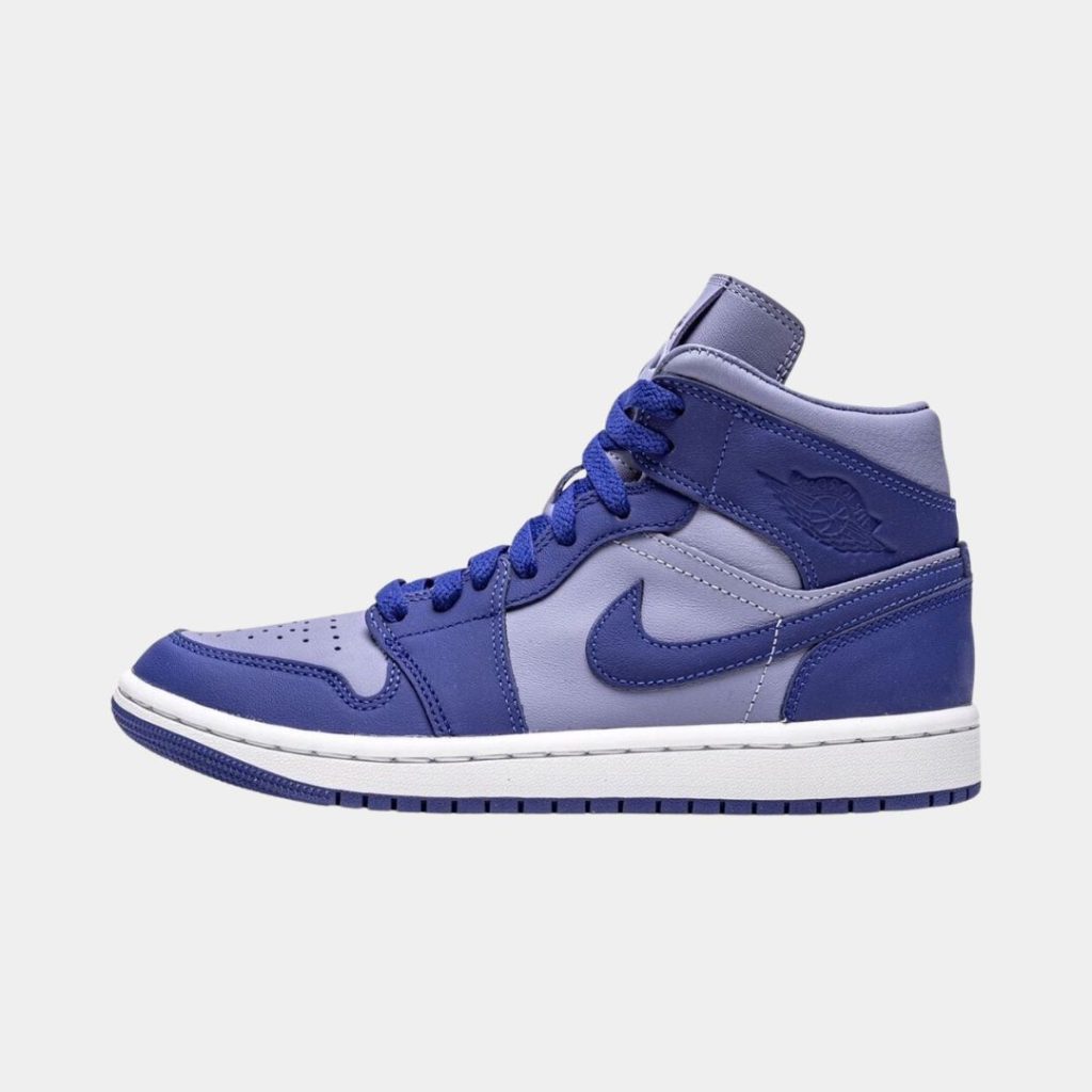 wmns air jordan 1 mid se iron purple
