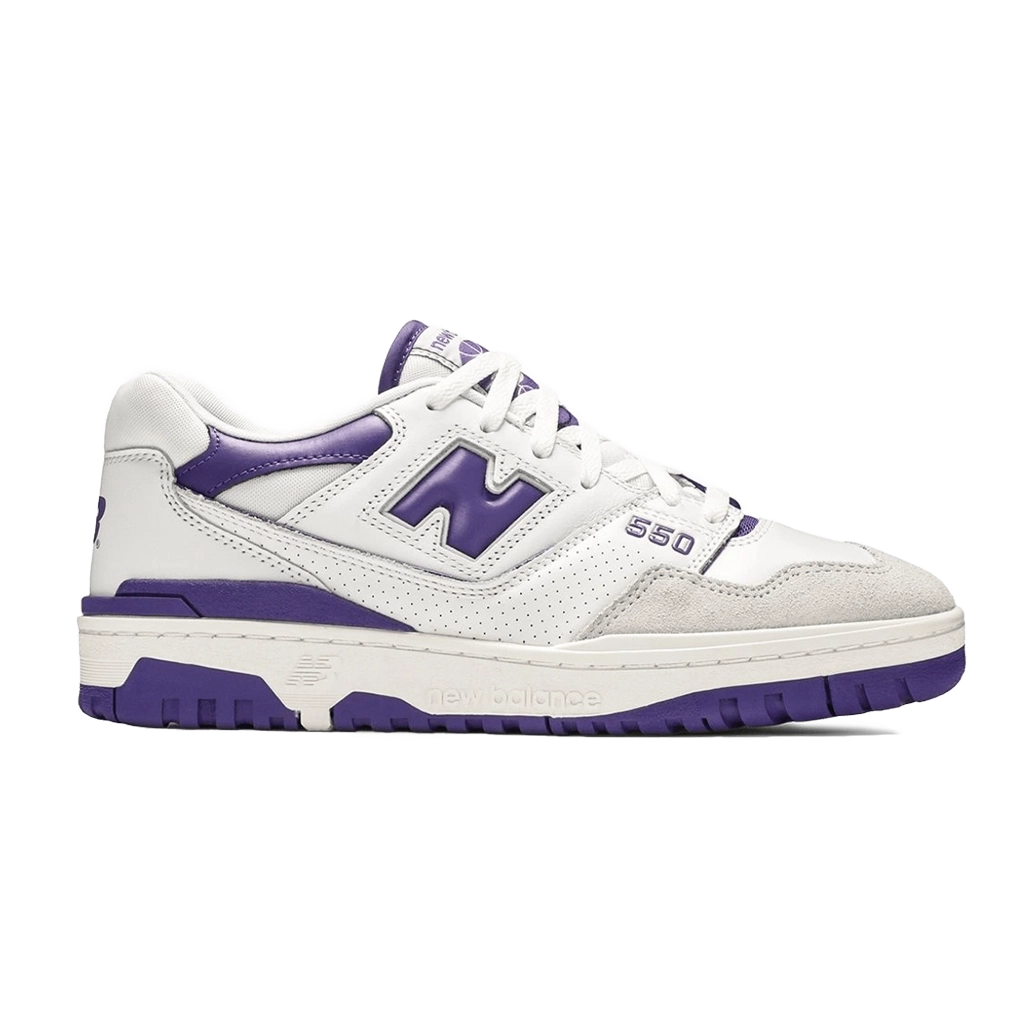 1 New Balance 550 White Prism Purple – תמונה 1