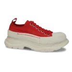 Alexander McQueen Tread Slick Lace-Up Lust Red