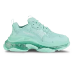 Balenciaga Triple S Clear Sole Chunky Sneaker Green
