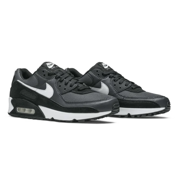 ⁦Nike Air Max 90 Black White⁩ – תמונה ⁦2⁩