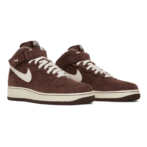 ⁦Nike Air Force 1 Mid Chocolate⁩ – תמונה ⁦2⁩