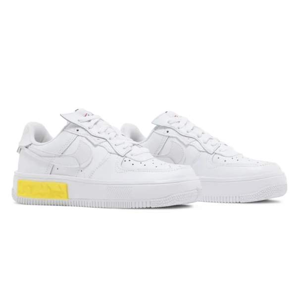 ⁦Nike Air Force 1 Fontanka White Opti Yellow⁩ – תמונה ⁦2⁩